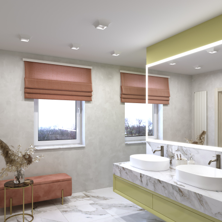 ATLANT Встраиваемый потолочный гипсовый светильник