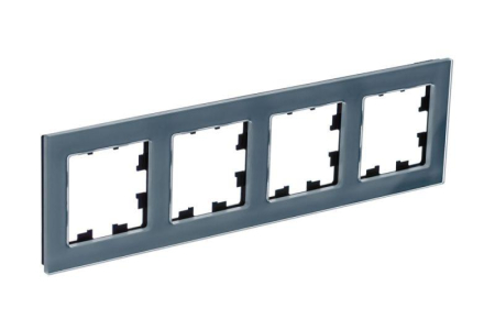 Рамка 4-м AtlasDesign Nature натур. стекло грифель SE ATN360704