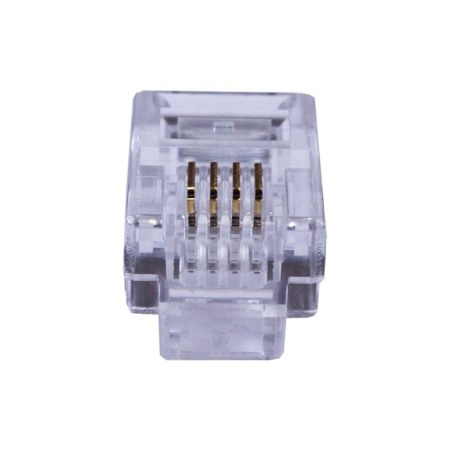 Коннектор 6P4C (RJ-11) (уп.100шт) SUPRLAN 10-0227