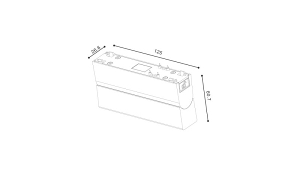 Светильник на шине SWG pro DL-SLIM-FLBL-10-CCT