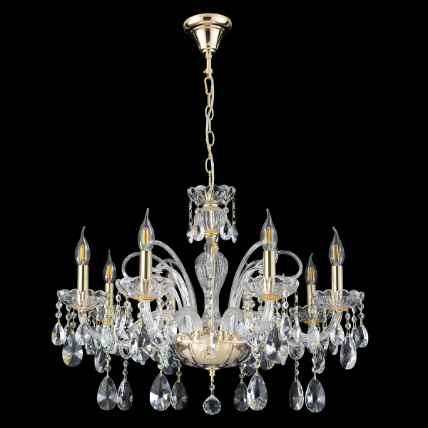 Crystal Lux Люстра Crystal Lux MONICA SP8 GOLD