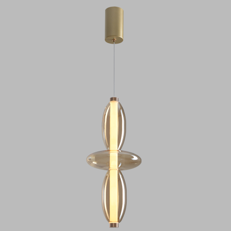 Crystal Lux Светильник подвесной Crystal Lux QUASAR SP14W LED AMBER