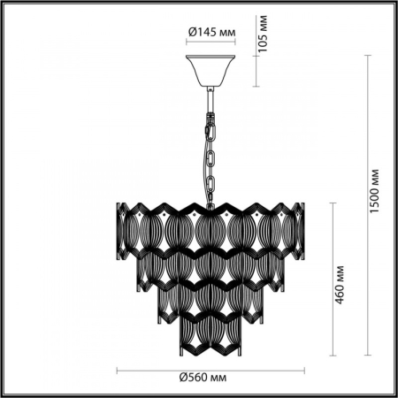 Каскадная люстра Odeon Light 4918/10