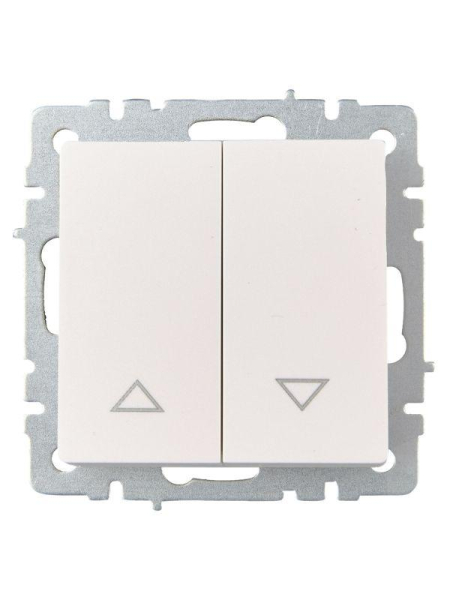 Выключатель жалюзи СП BRITE ВС10-1-5-БрЖ 10А механизм жемчуж. IEK BR-V15-0-10-K36