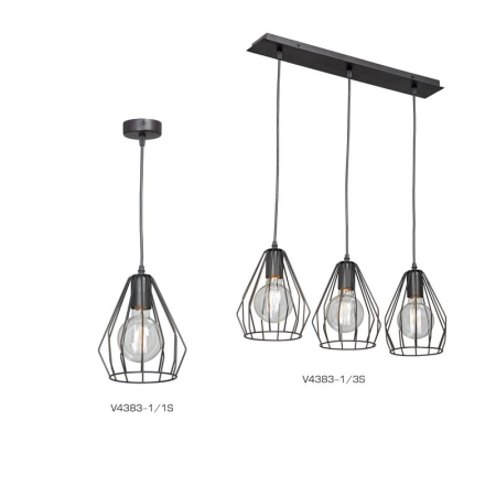 Подвес 1хE27 макс. 60Втт Vitaluce V4383-1/1S