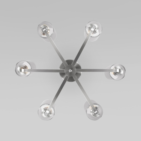 Люстра на штанге Eurosvet 60138/6 сатин-никель