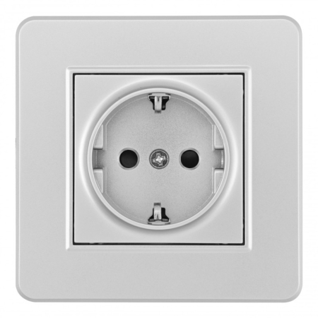 Розетка Arte Milano SET16-1-40-1 silver