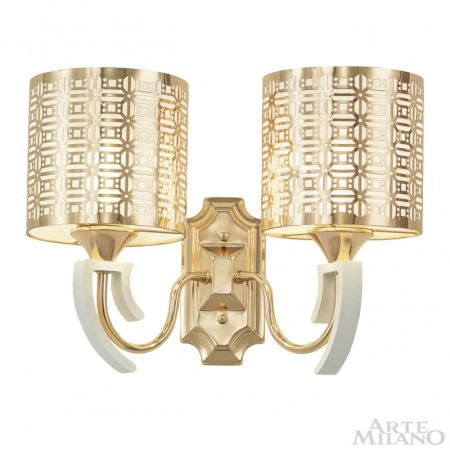 Бра Arte Milano 308857/2W Wh/Gd