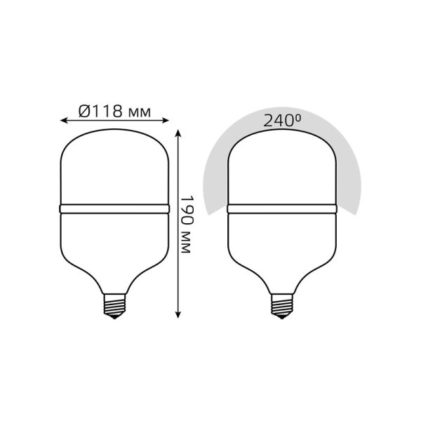 Светодиодная лампа Gauss 60434