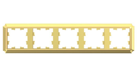 Рамка 5-м AtlasDesign Antique универс. зол. SE ATN101605