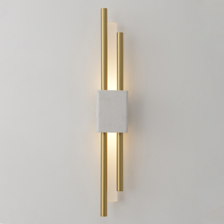 Crystal Lux CARTA AP6W LED WHITE/BRASS
