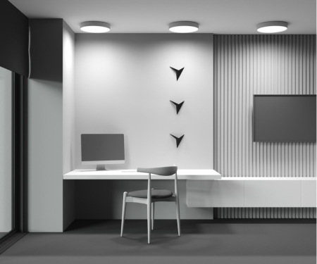 Накладной светильник Maytoni Technical C032CL-45W4K-RD-W