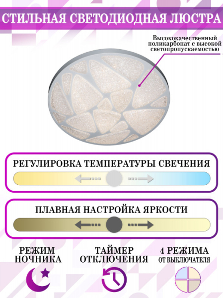 Накладной светильник Natali Kovaltseva LED LAMPS 81103