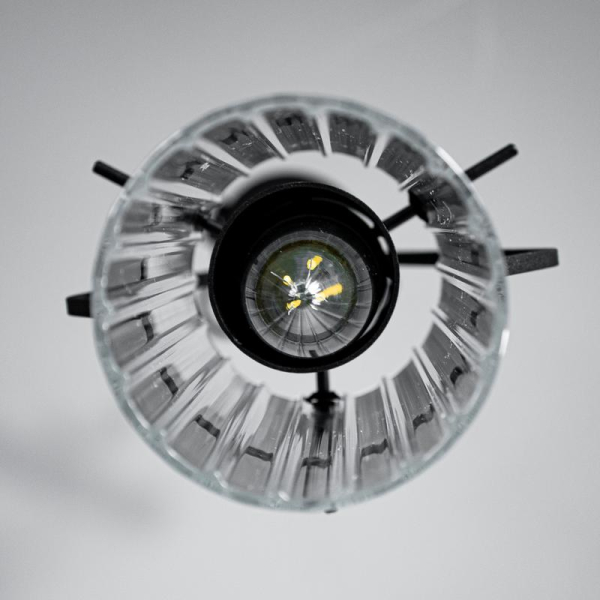 Светильник "Вираж" 211 (плафон 0016) НСБ 01-60-189 Е27 [ИМ] подвесной черн. Элетех 1005405276