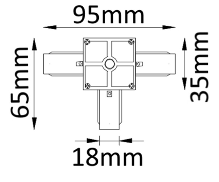 Коннектор Crystal Lux CLT 0.211 03 WH