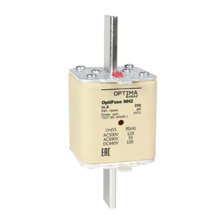 Вставка плавкая OptiFuse NH2-100-gG-УХЛ3 КЭАЗ 374949