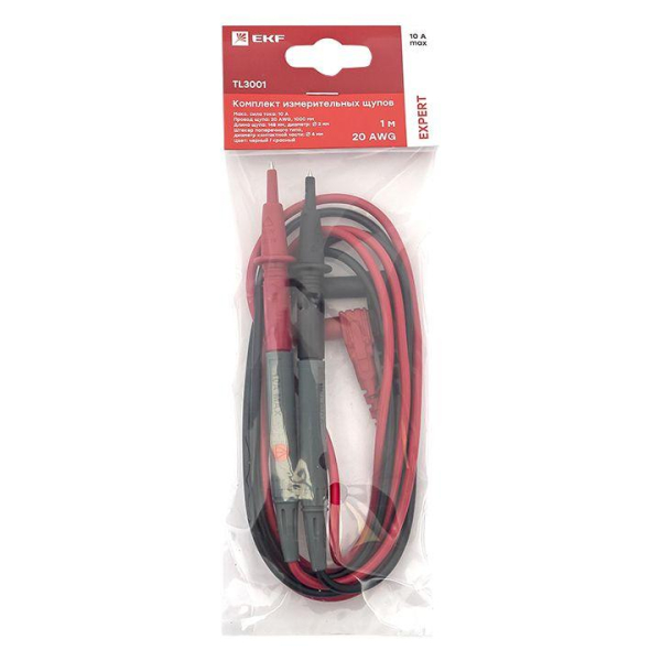 Комплект измерительных щупов TL3001 (1м) (20AWG) Expert EKF TL3001