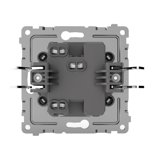 Выключатель 1-кл. СП Pixel 10А IP20 с индикатором механизм алюм. TOKOV ELECTRIC TKE-PX-V1I-C03