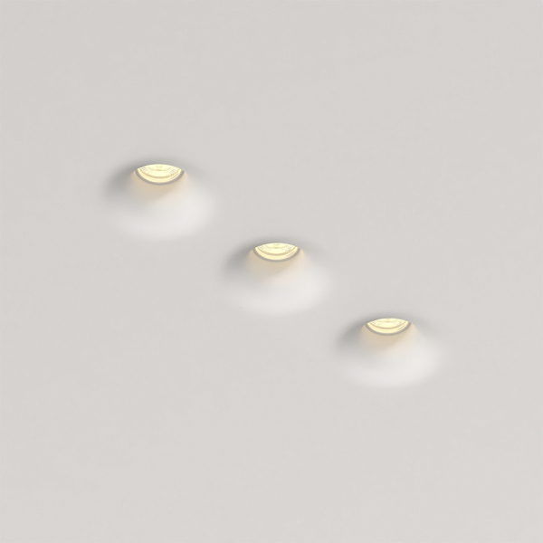 ELEKTRA MINI TRIO Встраиваемый потолочный гипсовый светильник