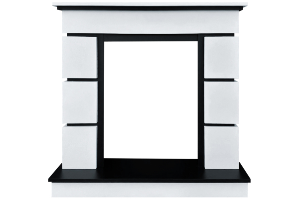 Royal Flame Каминокомплект Modern (Разборный) - Белый с черным с очагом Majestic FX M Black RC