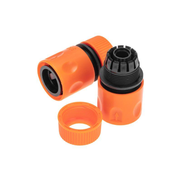 Катушка со шлангом 1/2" 15м, 3 коннектора, 1 распылитель ЧЕТЫРЕ СЕЗОНА