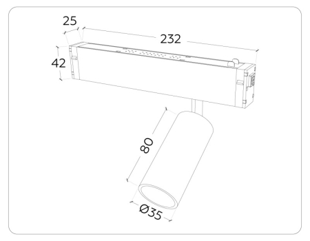 Светильник на шине Ambrella Light GL1203