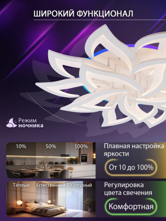 Накладная люстра Natali Kovaltseva LED LAMPS 81437