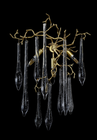 Crystal Lux Бра Crystal Lux REINA AP3 GOLD PEARL