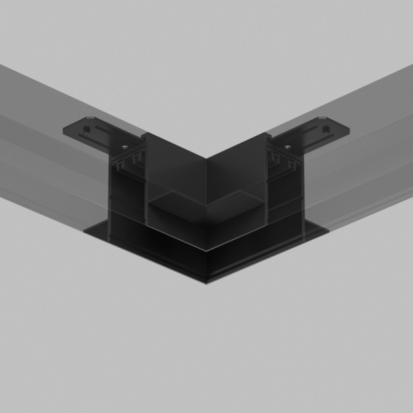 Соединитель для шинопровода Denkirs TR2112-BK