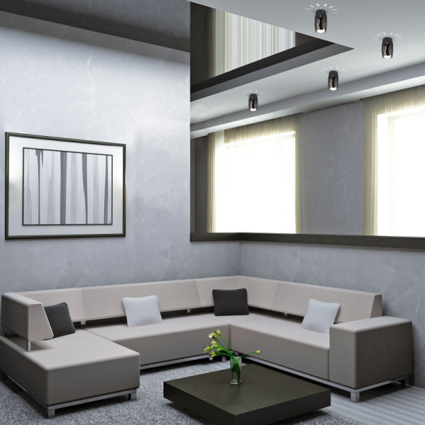 Накладной светильник Elektrostandard DLN104 GU10 черный