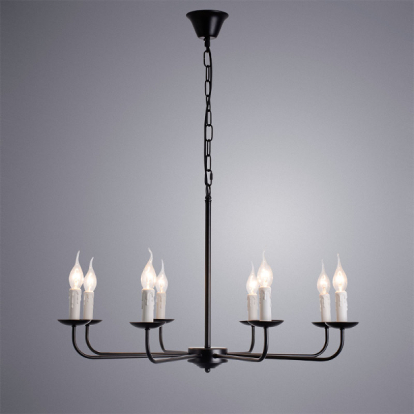 Подвесная люстра ARTE Lamp A1857LM-8BK