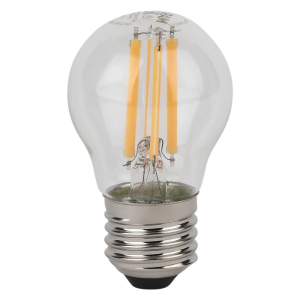 Лампа светодиодная филаментная LSCLP75 6W/840 230VFILCL 6Вт 4000К нейтр. бел. E27 806лм P угол пучка 300град. 220-240В (замена 75Вт) прозр. стекло OSRAM 4058075684751