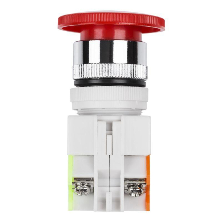 Выключатель-кнопка 10А Ø22 красная Аварийная остановка (Y090-11ZS)  REXANT