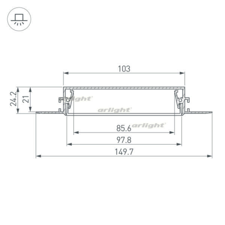 Профиль Arlight 034987