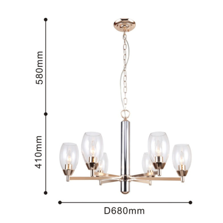 Подвесная люстра Favourite 2552-6P