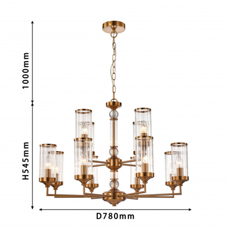 Подвесная люстра Favourite 2927-12P