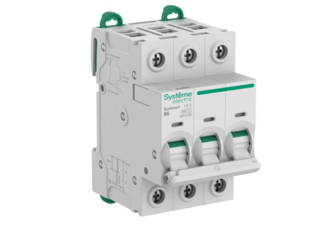 Выключатель автоматический 3п B 6А 6кА Systeme9 400В SE S9F21306