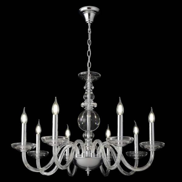 Подвесная люстра Crystal Lux ARABESQUE SP8 CHROME