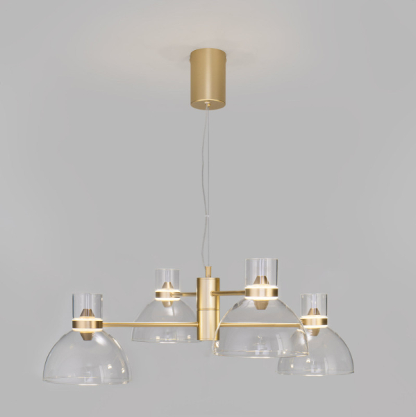 Подвесная люстра Eurosvet 204053 LED латунь