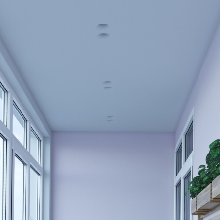 ELEKTRA DUO Встраиваемый потолочный гипсовый светильник