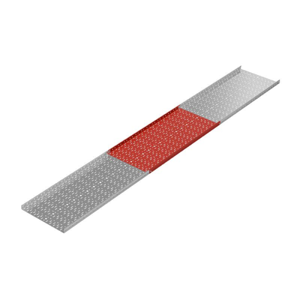 Лоток листовой перфорированный 600х50 L2500 1.2мм "Стандарт ПЛЮС" LPEplus50-600-1.2-2500 INOX304 КМ PL9883