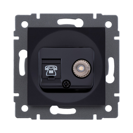 Розетка KOLLINGER REA-013BK
