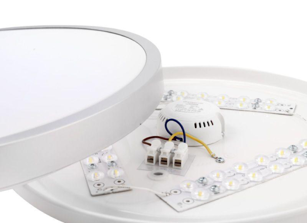 Светильник светодиодный LBS-8732 32Вт Flat silver настенно-потолочный Ultraflash 15160