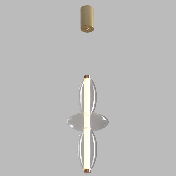 Crystal Lux Светильник подвесной Crystal Lux QUASAR SP14W LED TRANSPARENT