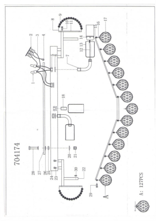 Накладная люстра Lightstar 704174
