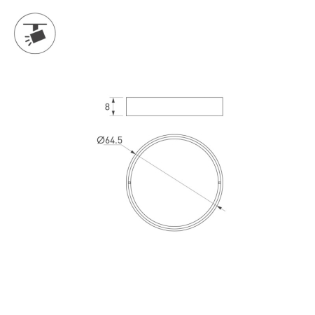 Линза Arlight 057141