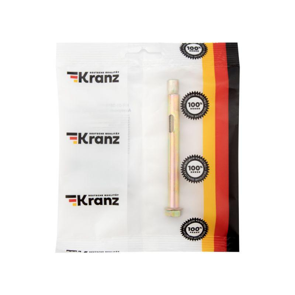 Болт анкерный 10х100мм, пакет (1 шт/уп) KRANZ