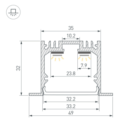 Профиль Arlight 060868