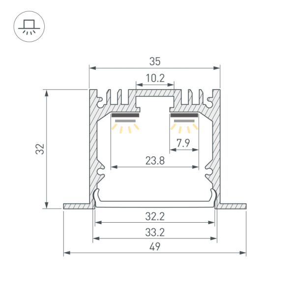 Профиль Arlight 060868