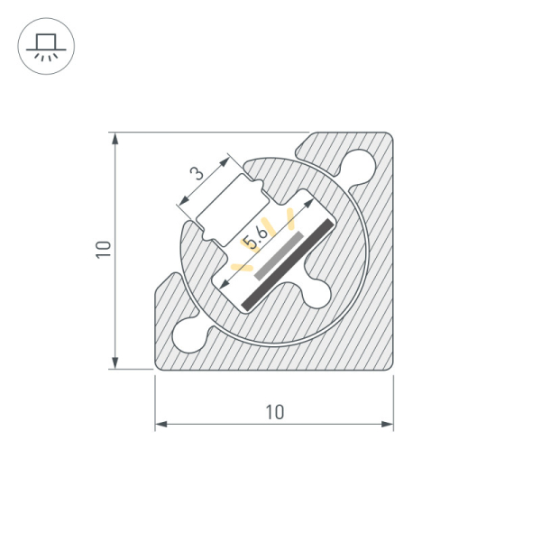 Профиль Arlight 055331